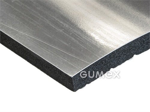 Izolácia K-FLEX AL CLAD s AL filmom a so samolepkou, hrúbka 9mm, šírka 1000mm, PU, -200°C/+105°C, čierna